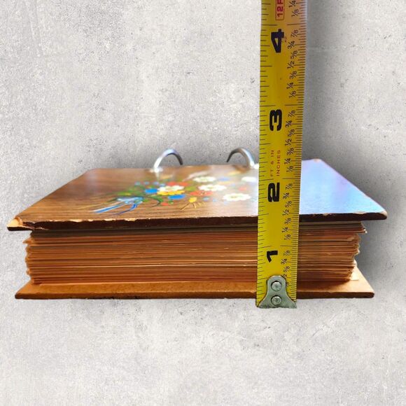 Vintage German-American Ladies San Diego Community Cookbook Wood Cover 1970s MCM - Picture 11 of 11